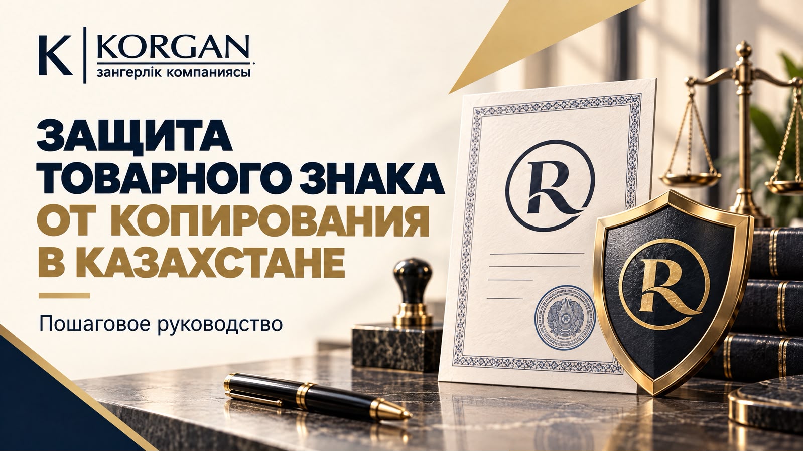 Защита товарного знака от копирования в Казахстане — KORGAN
